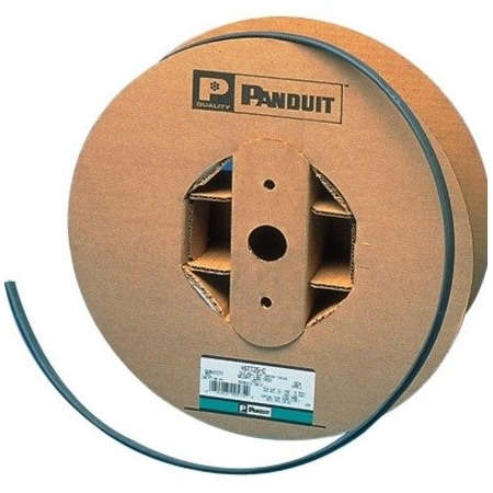 Panduit Heat Shrink Tube, Thin Wall, 2:1 I.D. Shrink Ratio, 0.37 in I.D. Before Shrinking, Black, 100 ft HSTTV38-C